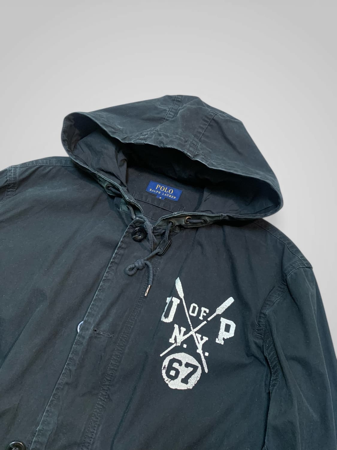 [M]폴로 랄프로렌 m51 보트하우스 가먼트다잉 레더 피쉬테일 파카 상품이미지2
