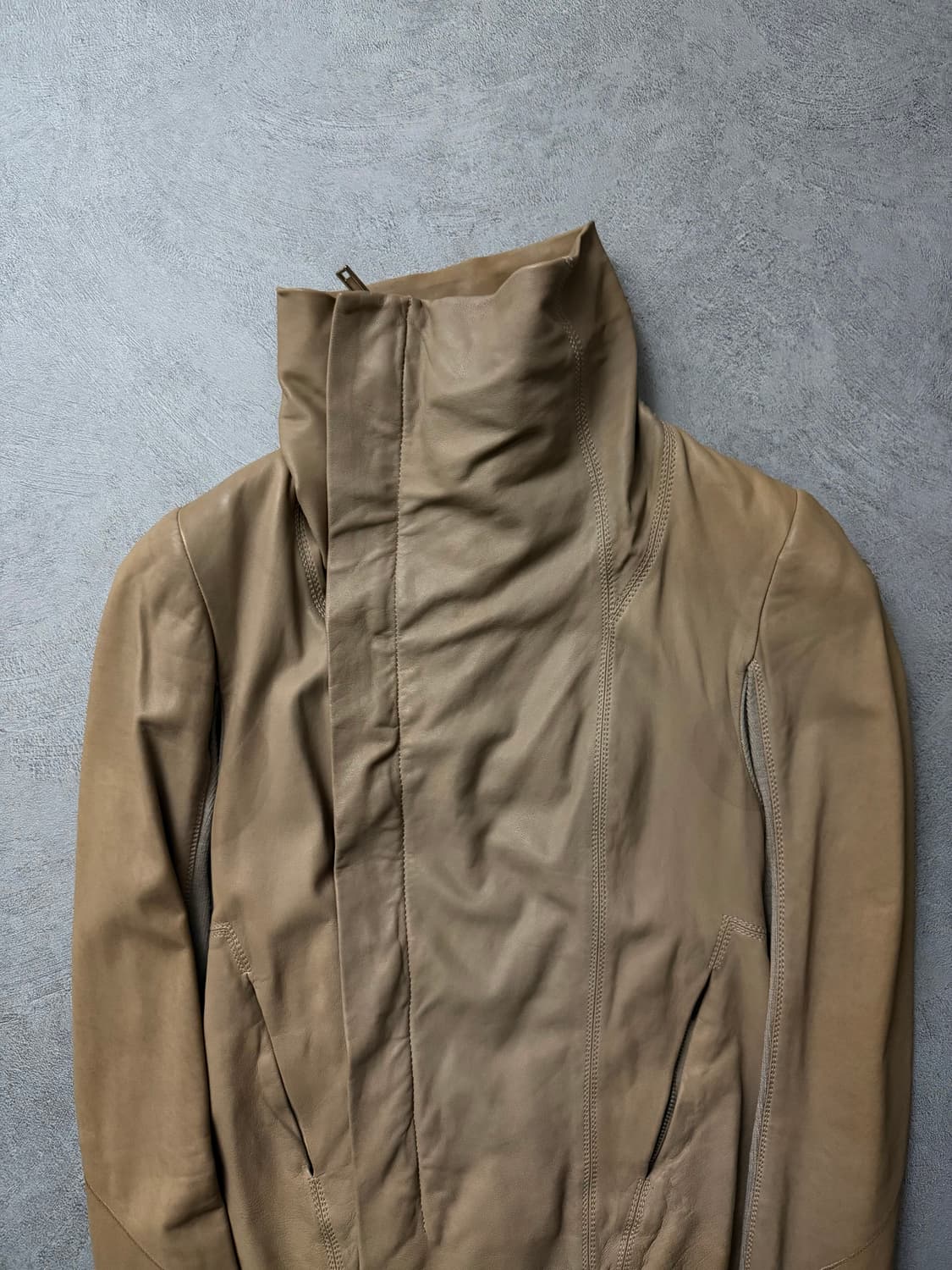 11FW 릭오웬스 나스카 하이넥 헤더자켓 상품이미지3