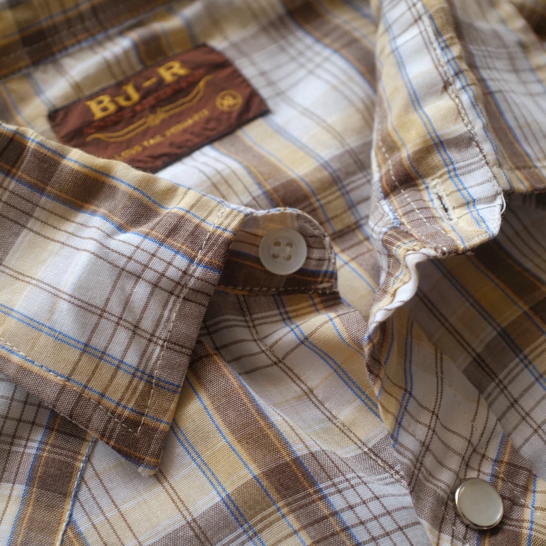 1990’s BJ-R Poly Western Shirt 상품이미지5