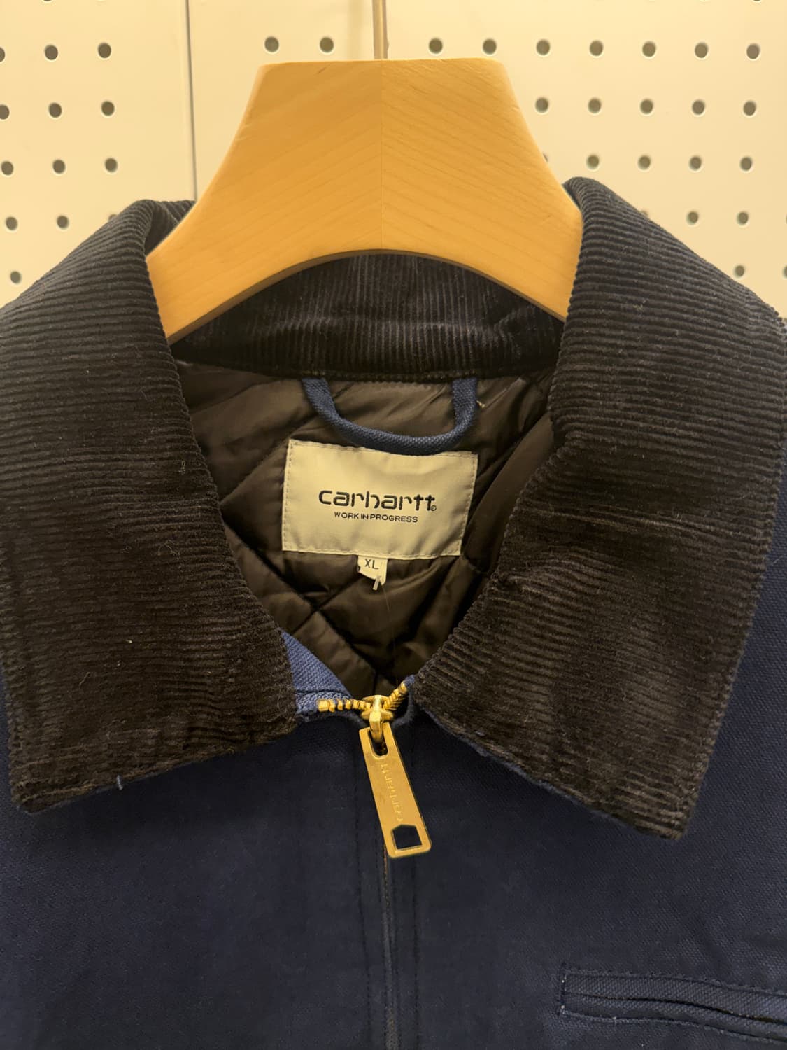 칼하트 wip 네이비 og 디트로이트 자켓 U636 상품이미지4