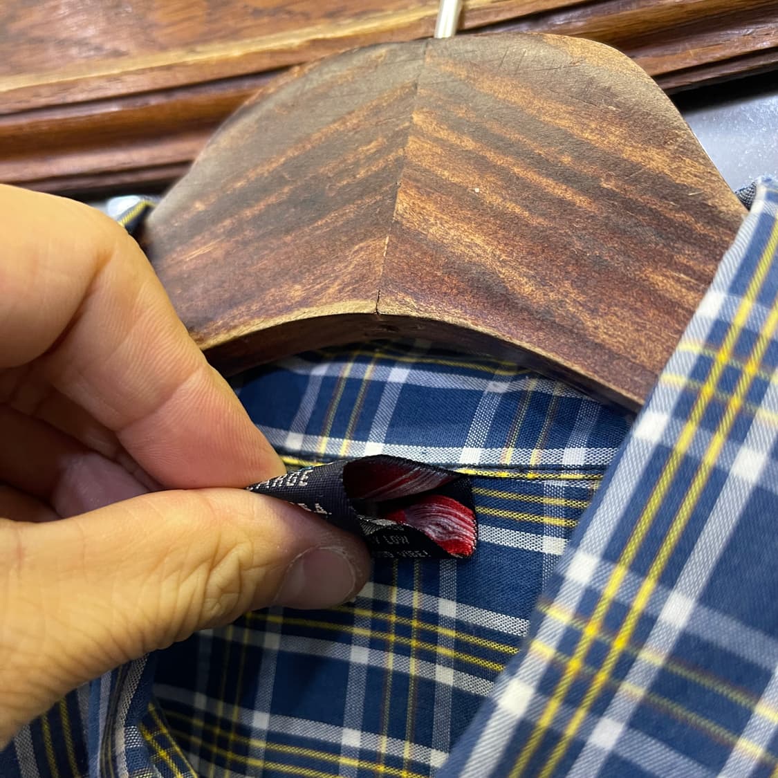 (USA made) 90’s 스투시 check pattern 상품이미지5