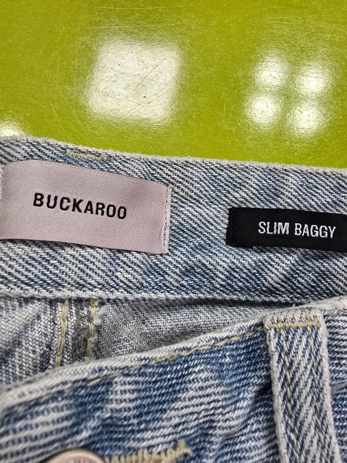 버커루 찢어진 데미지 청바지 연청 (1448) 상품이미지3