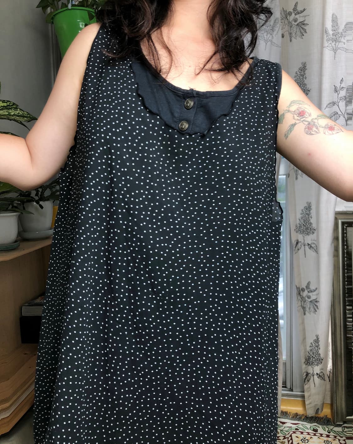 dot layered dress 상품이미지6