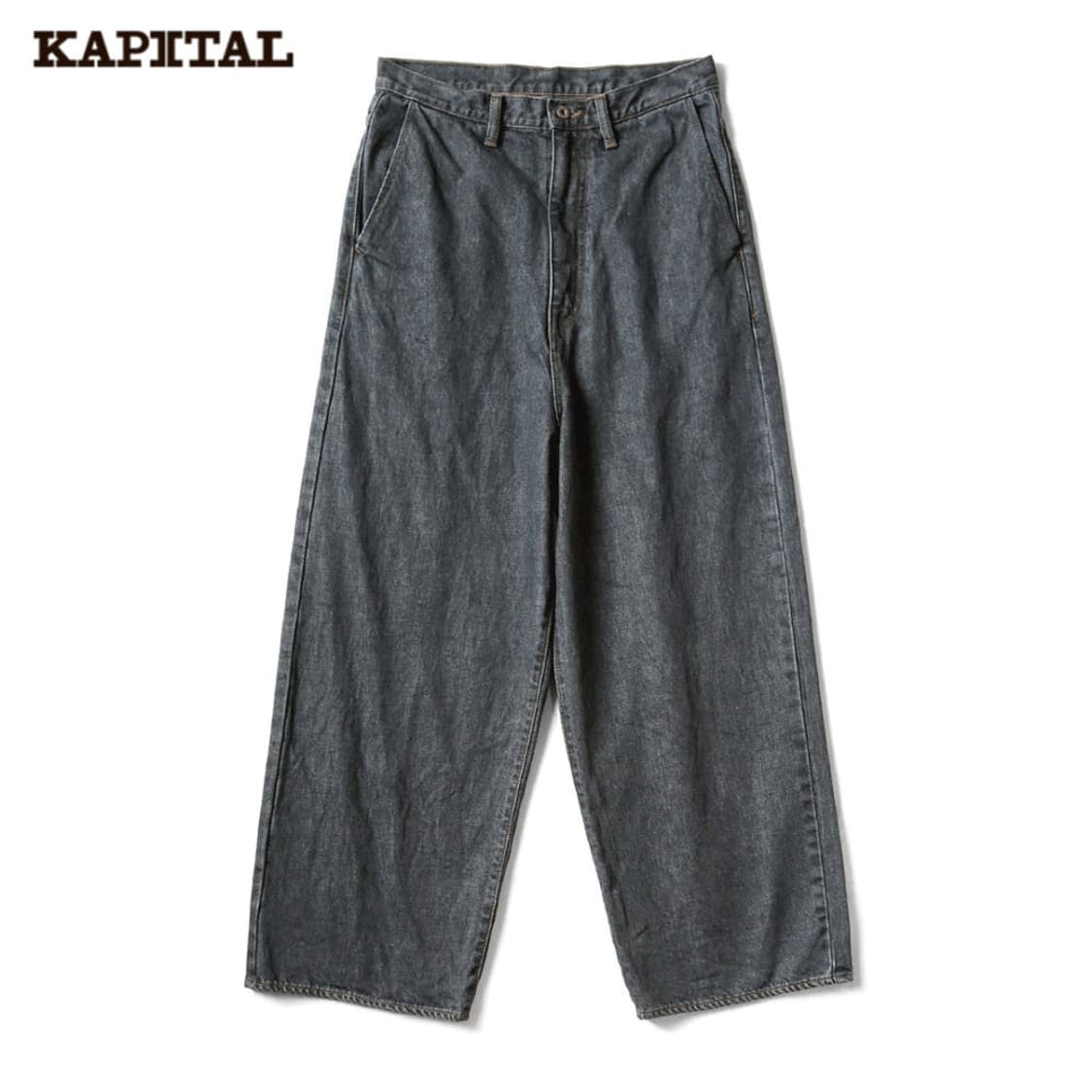 캐피탈 14oz 포트 배기진 흑청 2 사이즈 상품이미지1