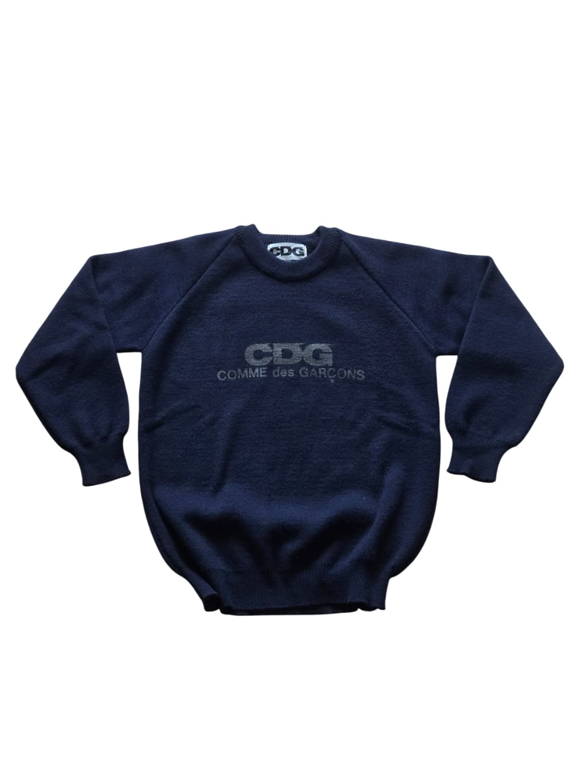 CDG 풀오버 네이비 니트  상품이미지1