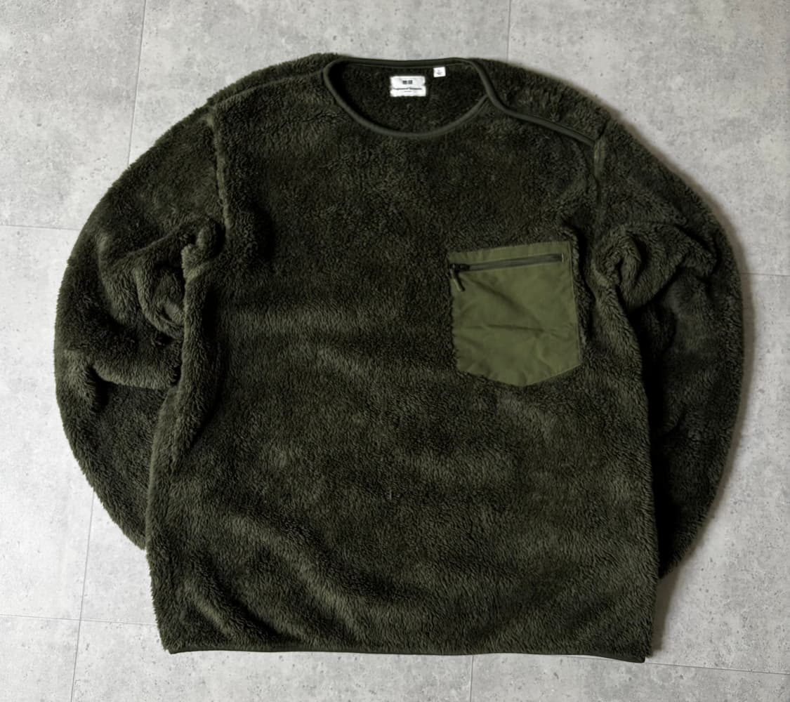 유니클로 x 엔지니어드 가먼트 플리스 스웻셔츠 L 상품이미지1