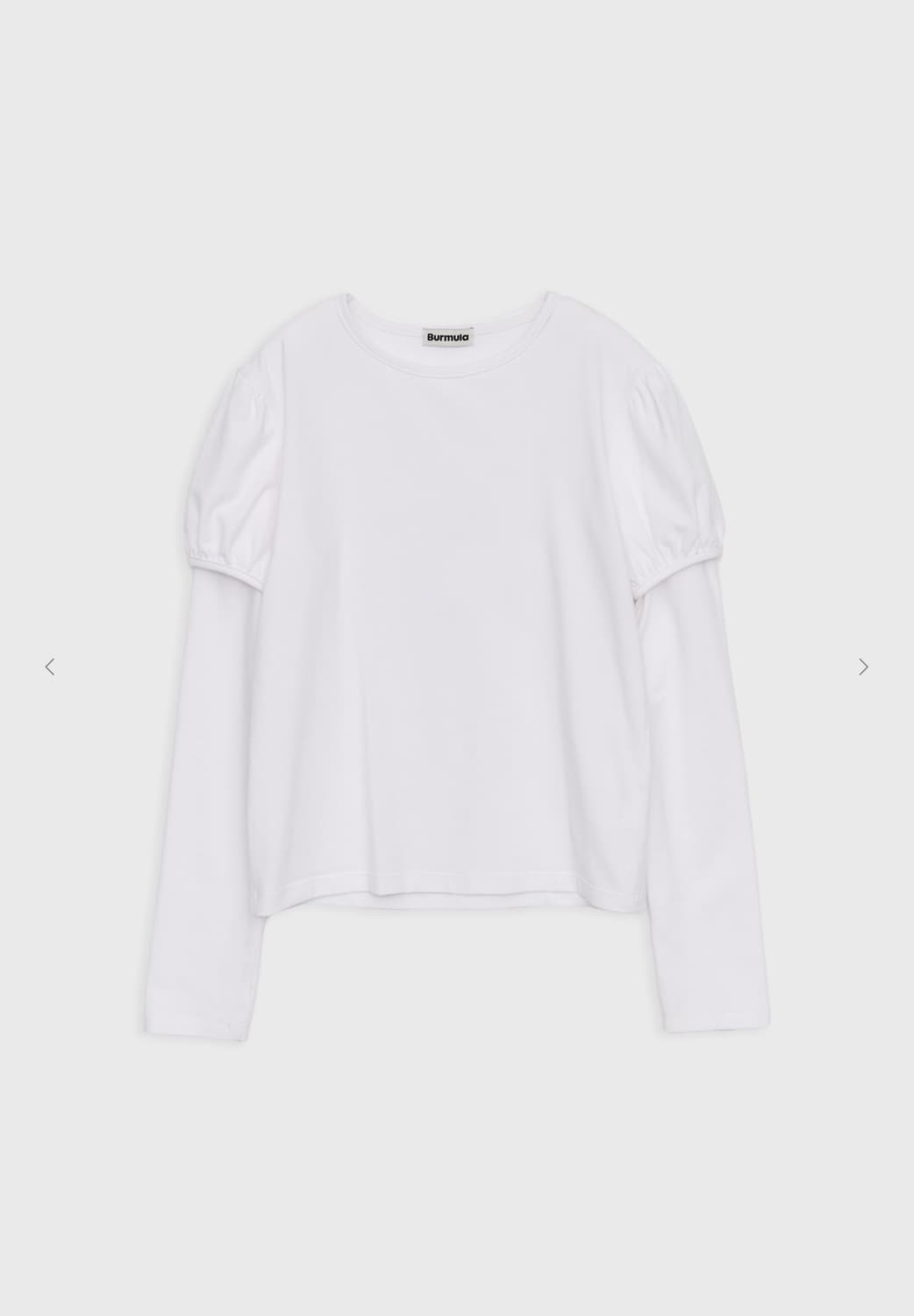 버뮬라 BALLOON LAYERED TEE WHITE / FREE 상품이미지6