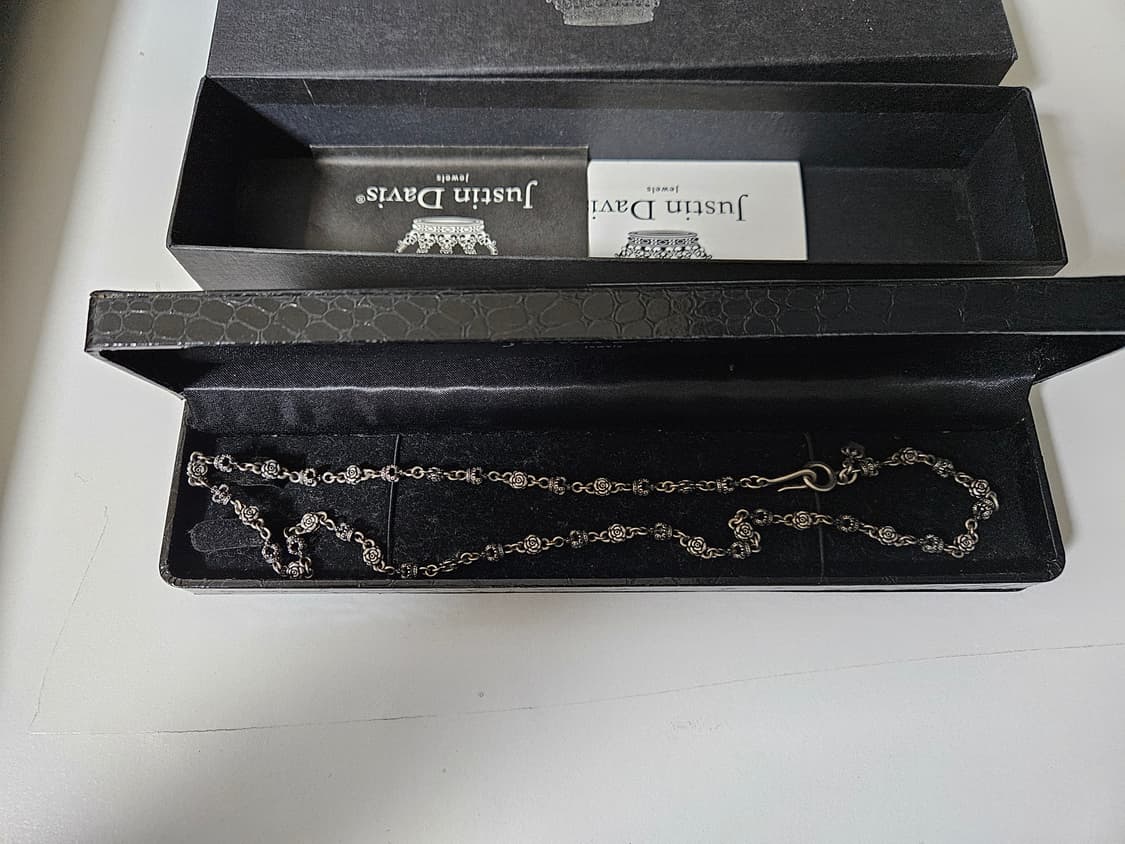 저스틴 데이비스 실버 목걸이 상품이미지2