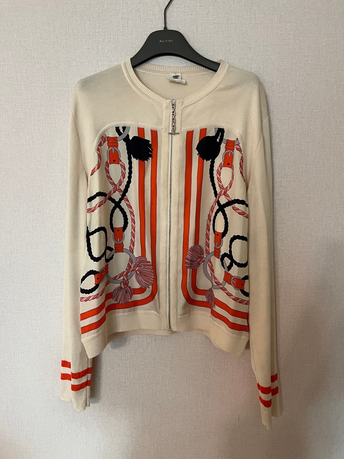 에르메스 실크 패턴 가디건 상품이미지1