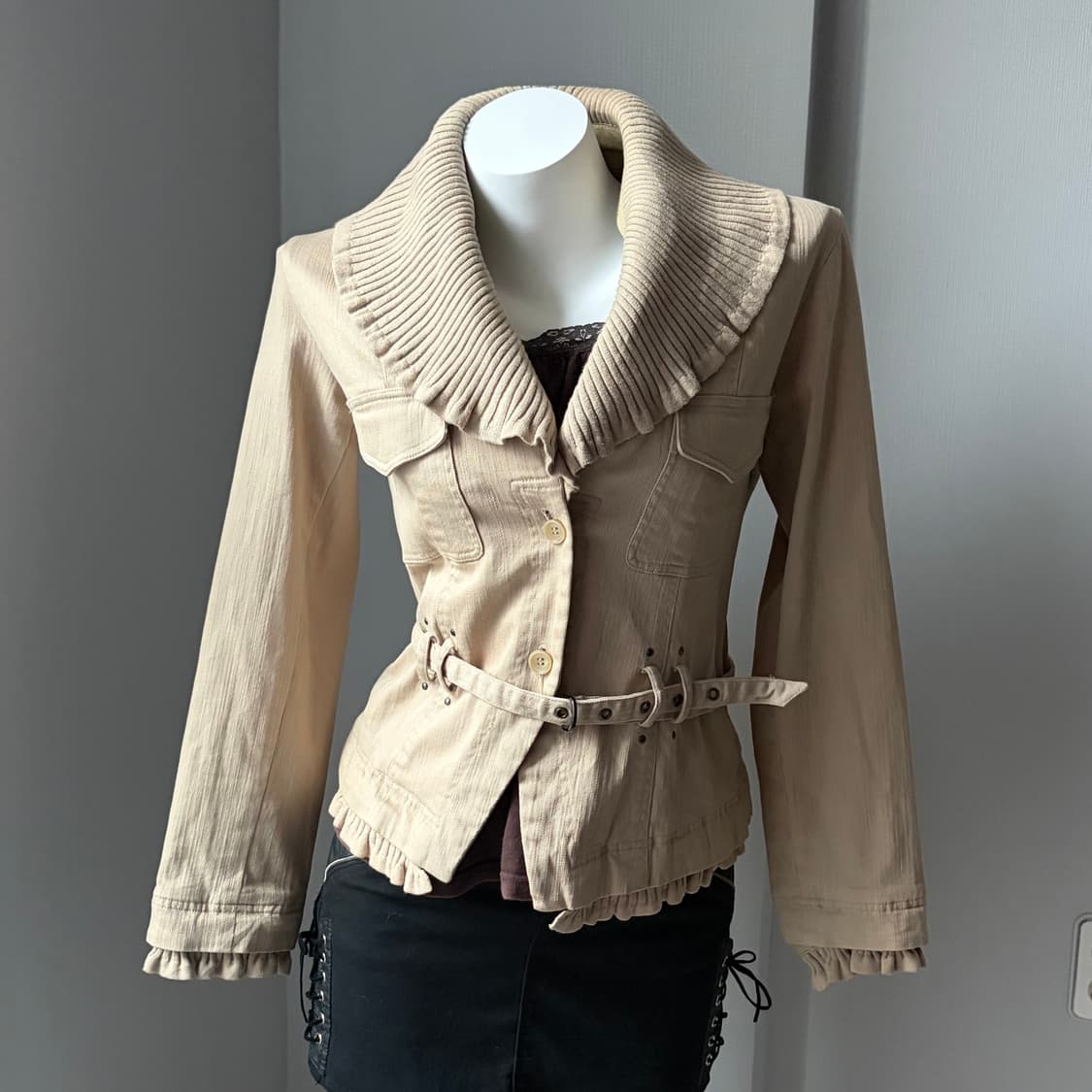 Japanese vintage turtleneck cott 상품이미지2