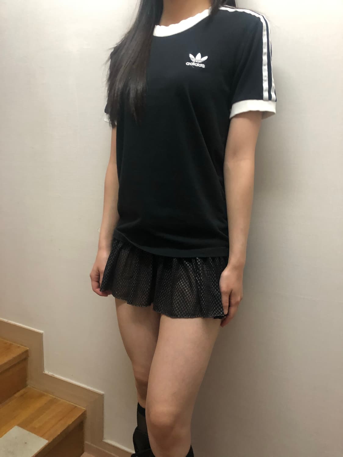 빈티지 아디다스 블랙 파이어버드 티셔츠 상품이미지5