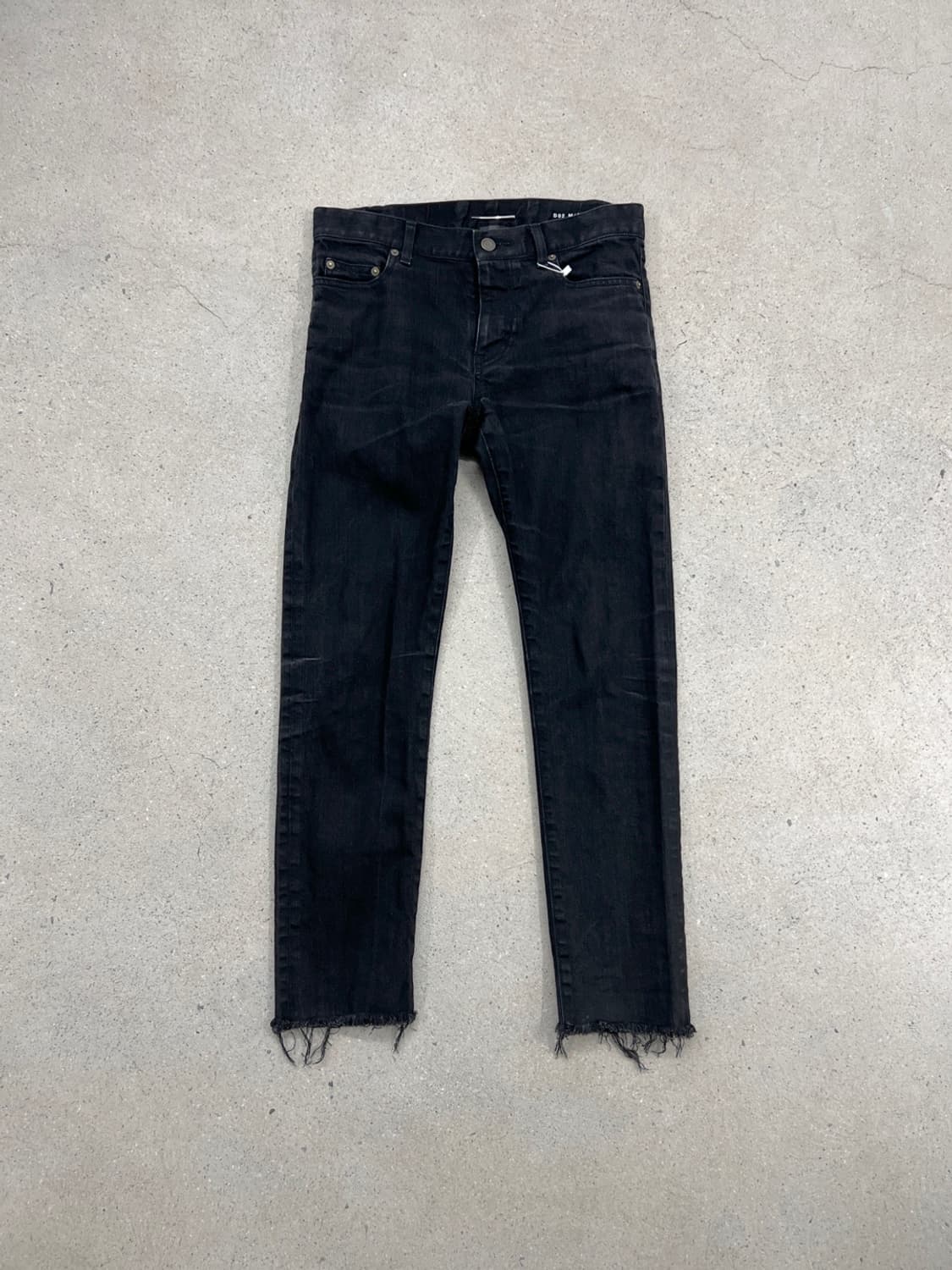 생로랑 16SS D02 블랙 데님 스키니진 상품이미지1