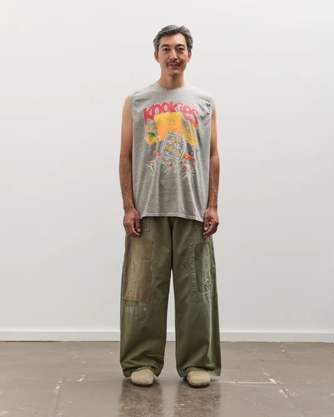 KAPITAL — 20 Jersey Sleeveless Big T 상품이미지4