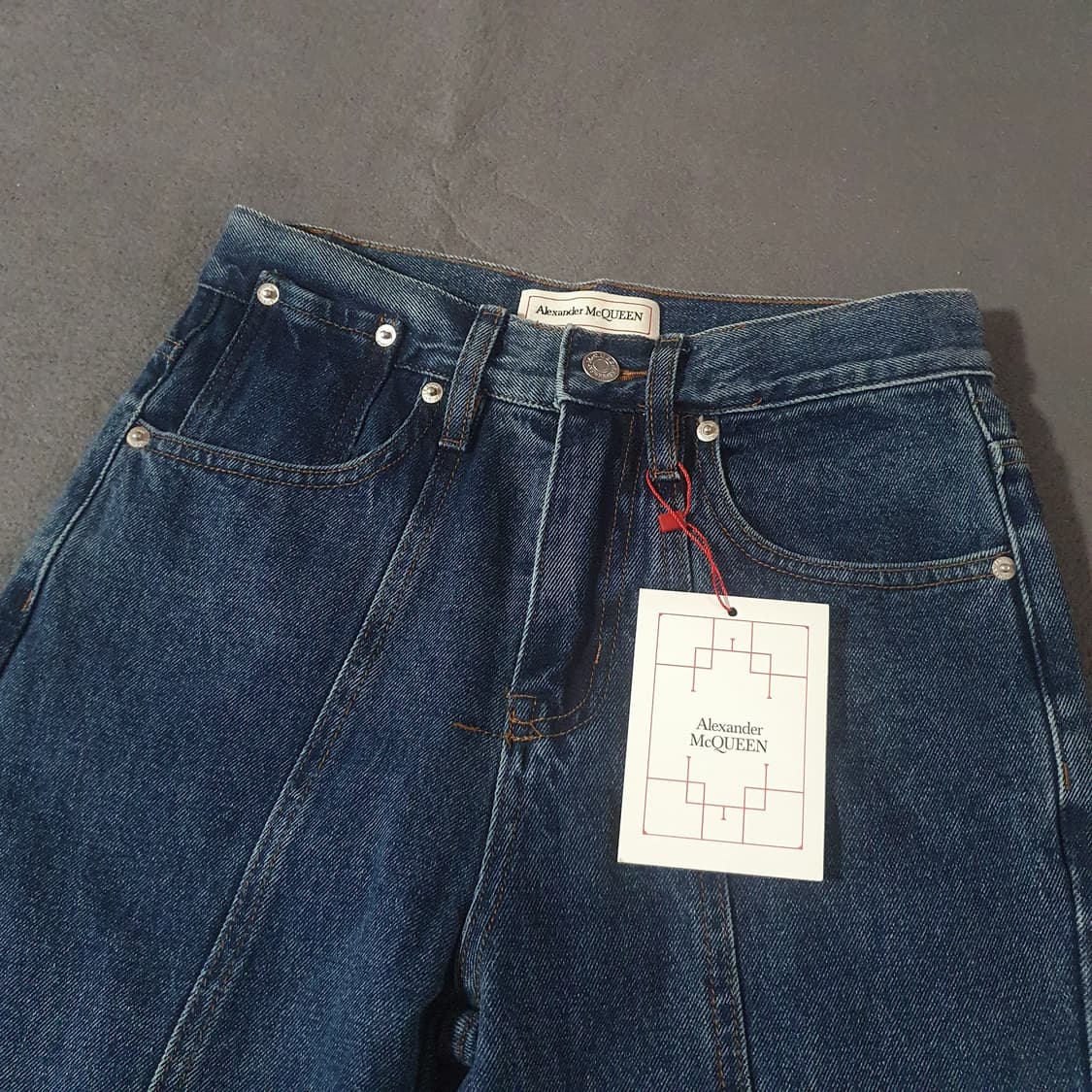 알렉산더맥퀸 여성 스트레이트 데님 팬츠 28인치 상품이미지2