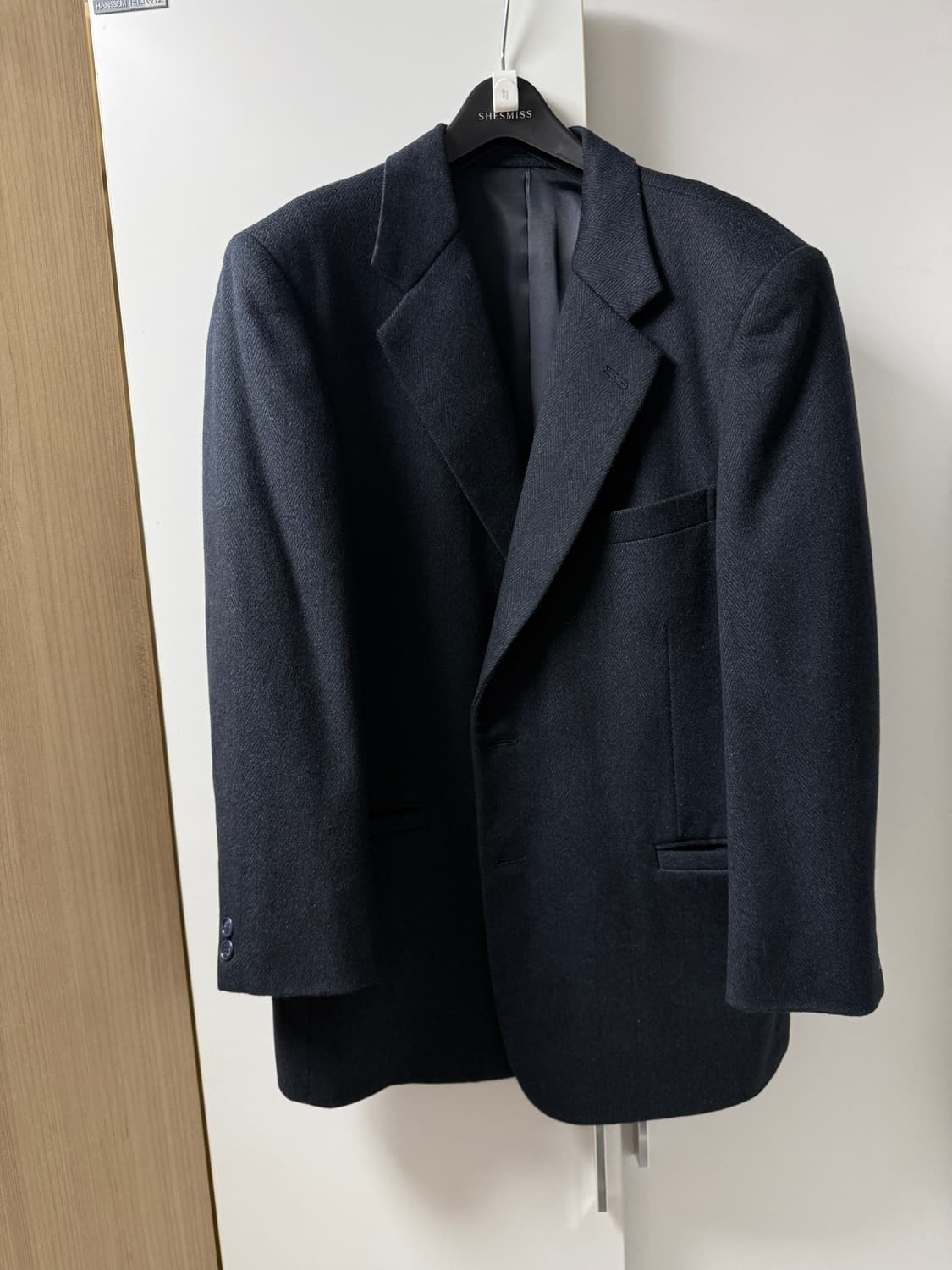 캐시미어100 캐백 헤링본 블레이저 자켓 상품이미지1