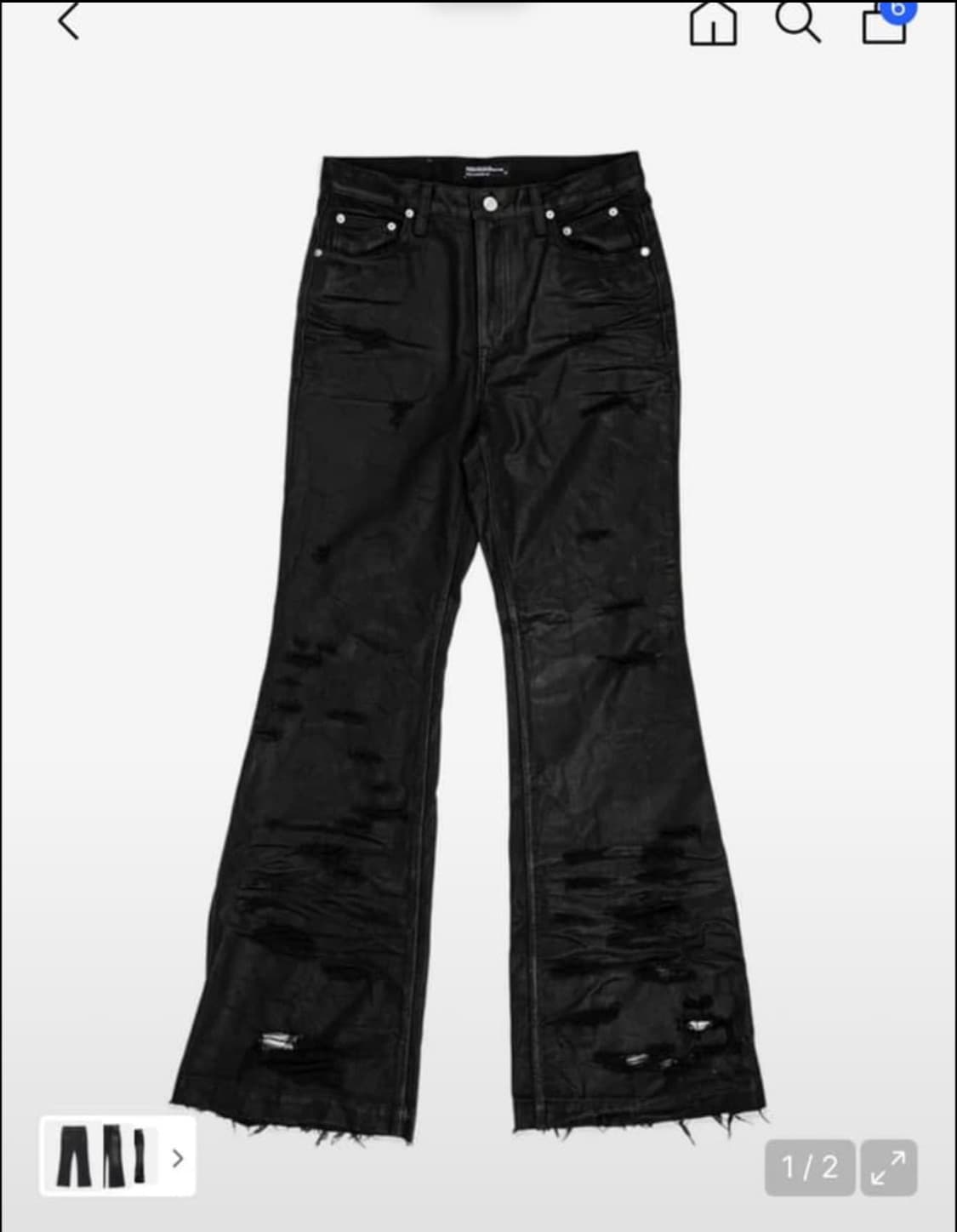 선데이오프클럽 래비지 플레어 데님 구매합니다 상품이미지1