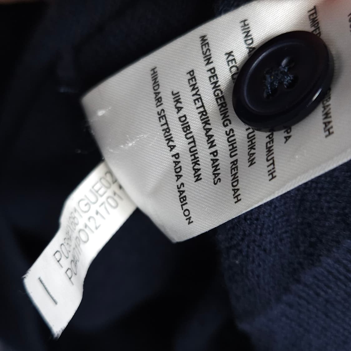 95-100 ) 폴로 랄프로렌 남성 면 가디건 네이비 상품이미지4