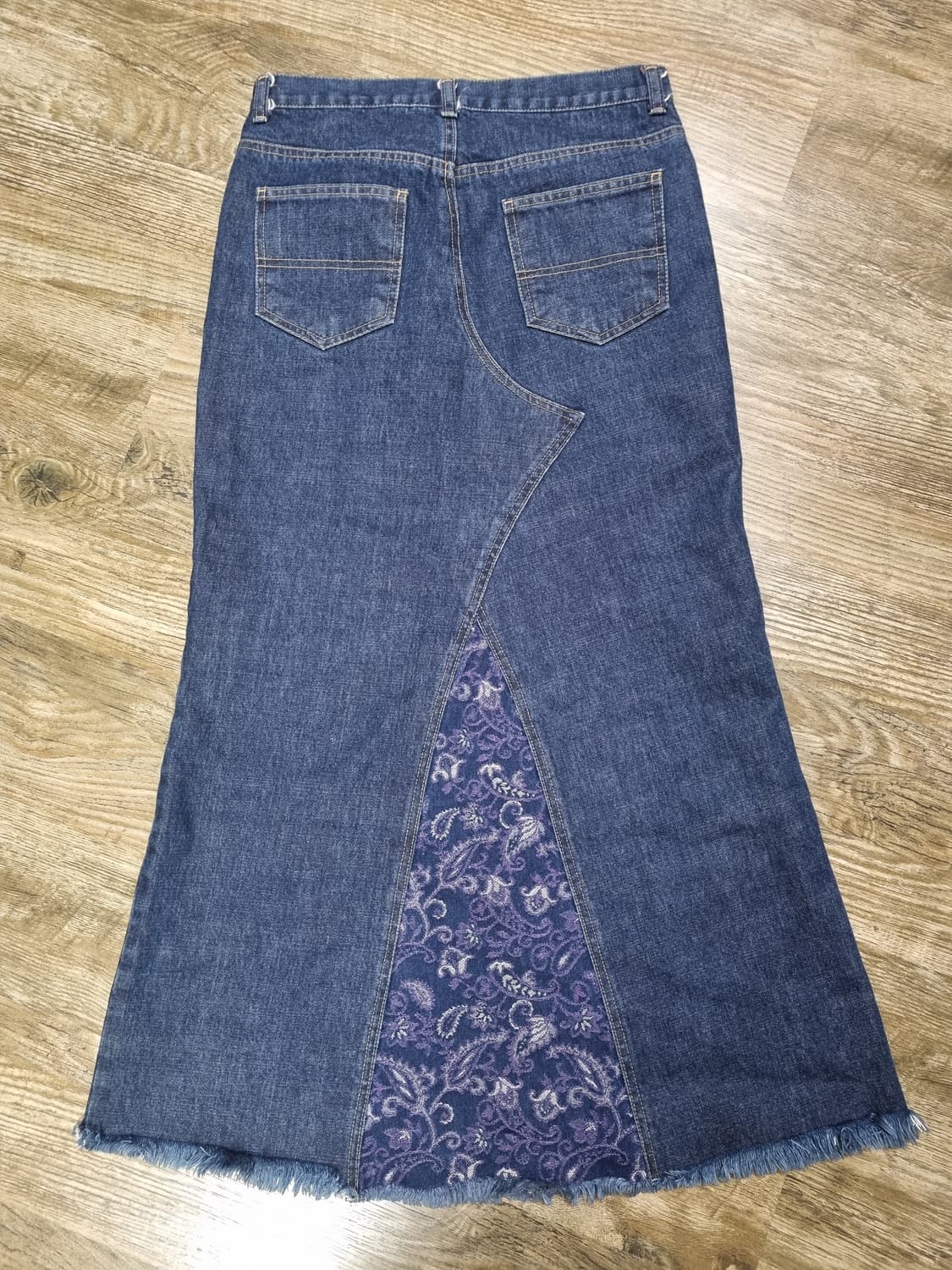 빈티지 페이즐리 데님스커트 상품이미지2