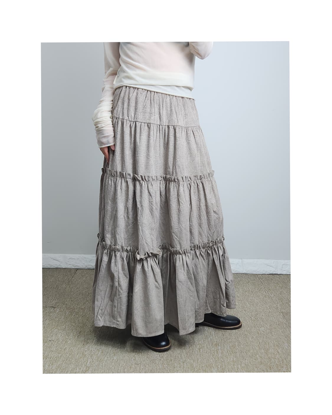 캉캉 롱 스커트 상품이미지1