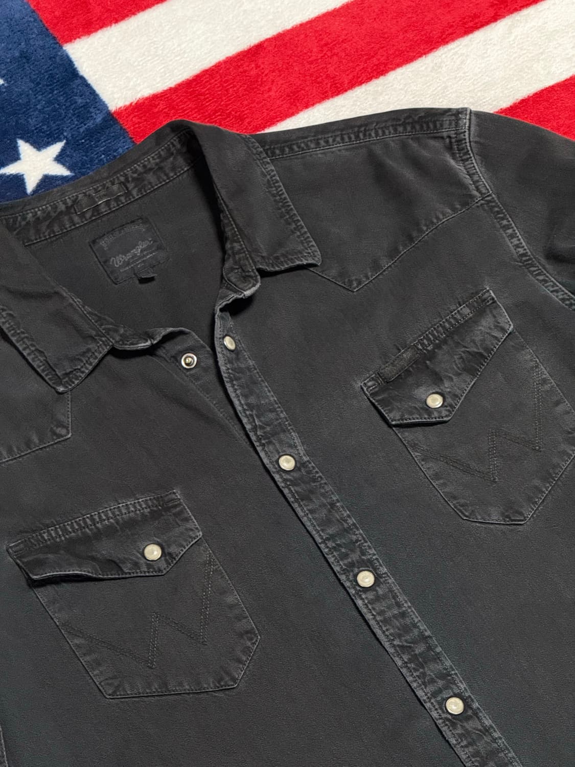 랭글러데님웨스턴셔츠 빈티지남방 wrangler western shirt 상품이미지4