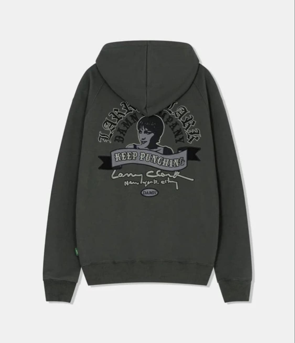 래리클락 KIDS JENNIE HOODIE ZIP-UP CHARCOAL 상품이미지2