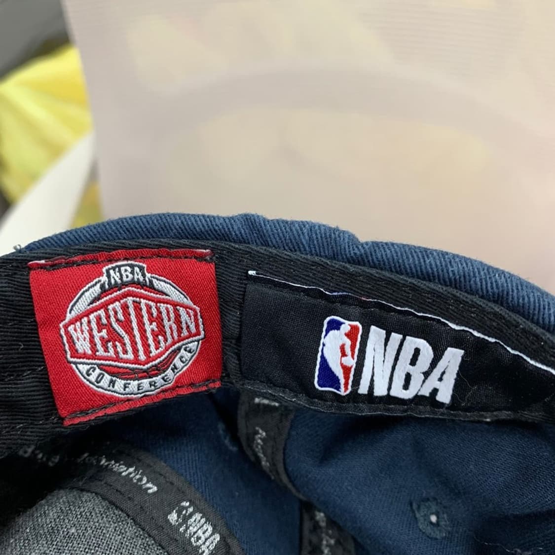 NBA 골든스테이트 워리어스 네이비 자수 볼캡 상품이미지5