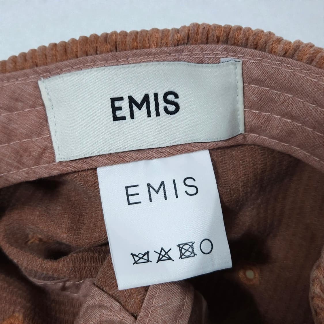 EMIS 코듀로이 볼캡 브라운 프리사이즈 상품이미지6