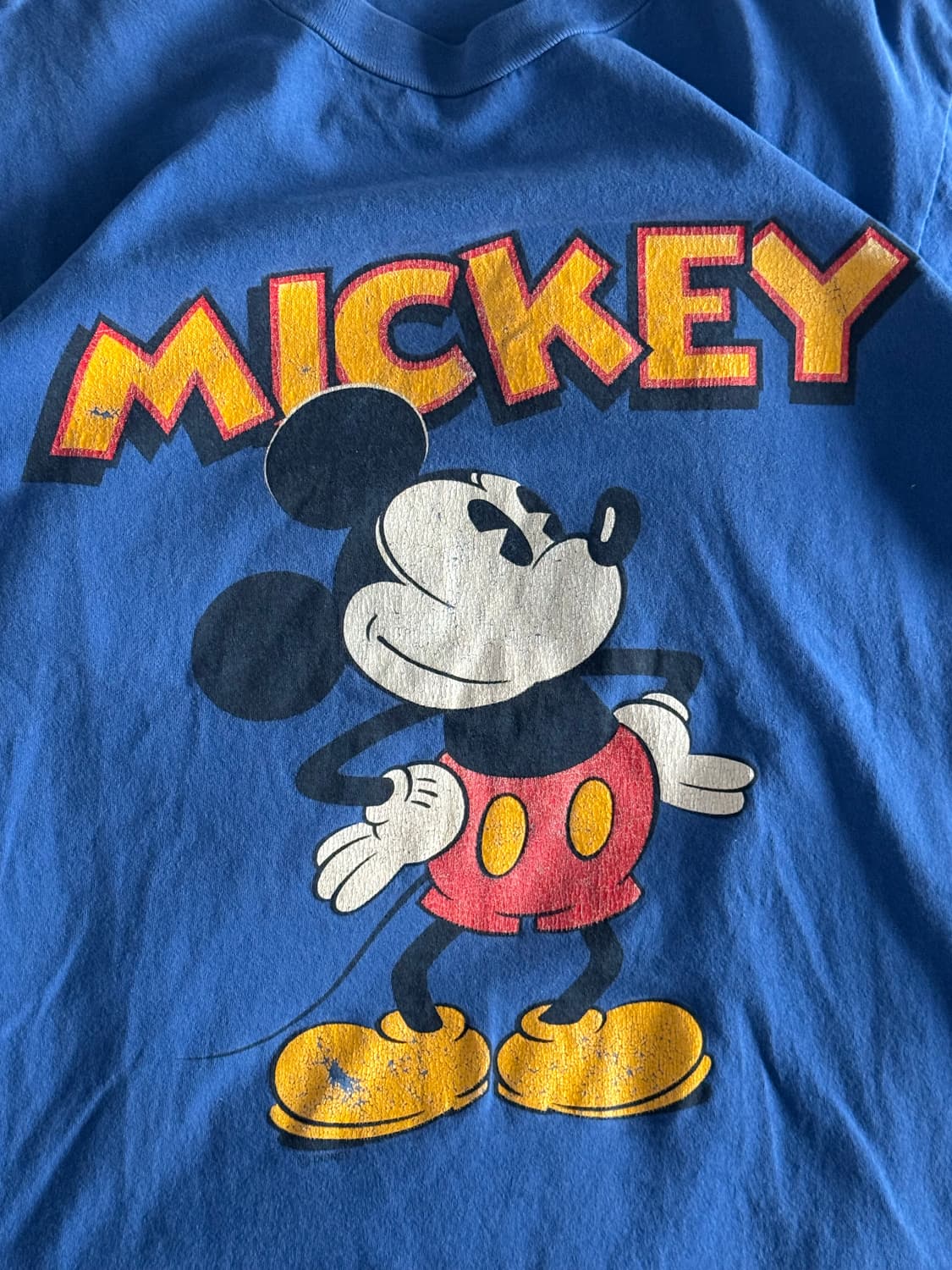 [L] 90s USA Velva sheen 미키마우스 티셔츠 상품이미지3