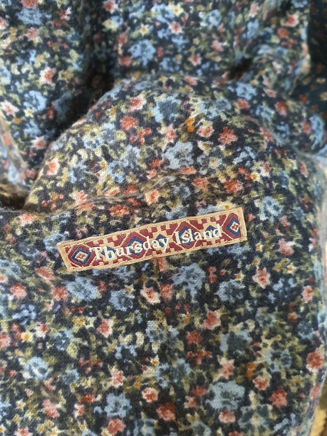 [모리걸] 써스데이아일랜드 빈티지 플라워 미디 원피스 상품이미지4