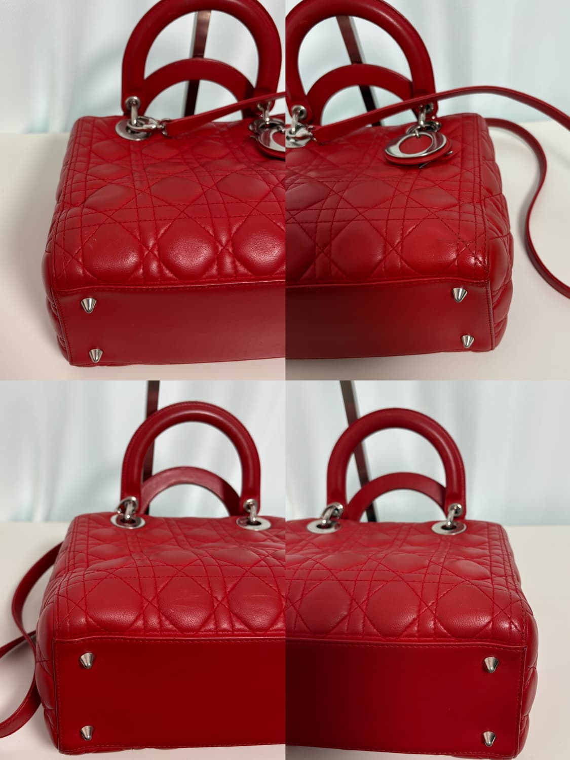 디올 레이디 레드 미디움 상품이미지8