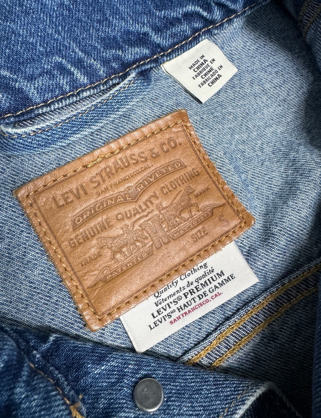 LEVI’S 리바이스 빅E 2세대 헤리티지 트러커 자켓 S 상품이미지6