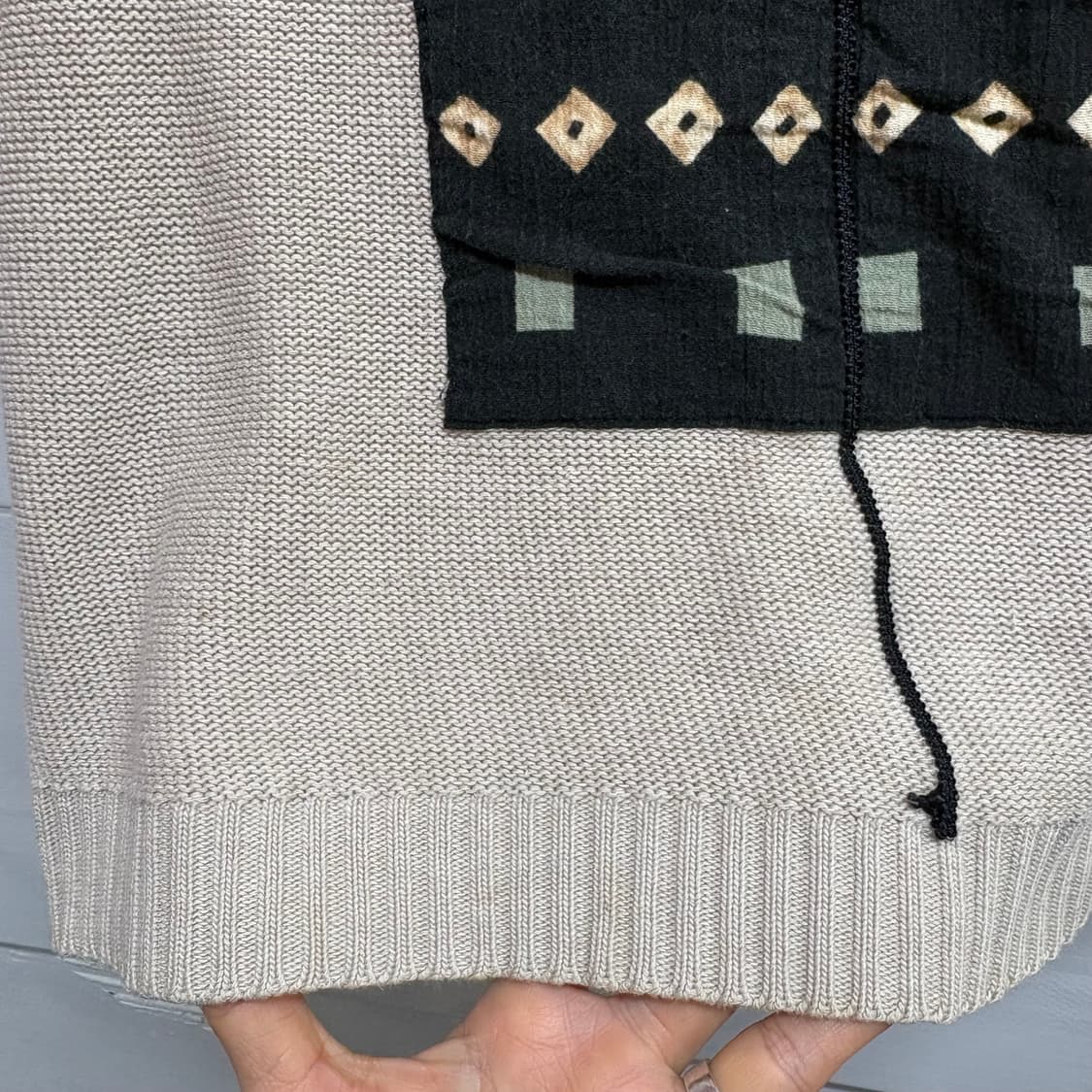 ELLA SPIGA 에스닉 패치 니트 베스트 JPN 상품이미지3