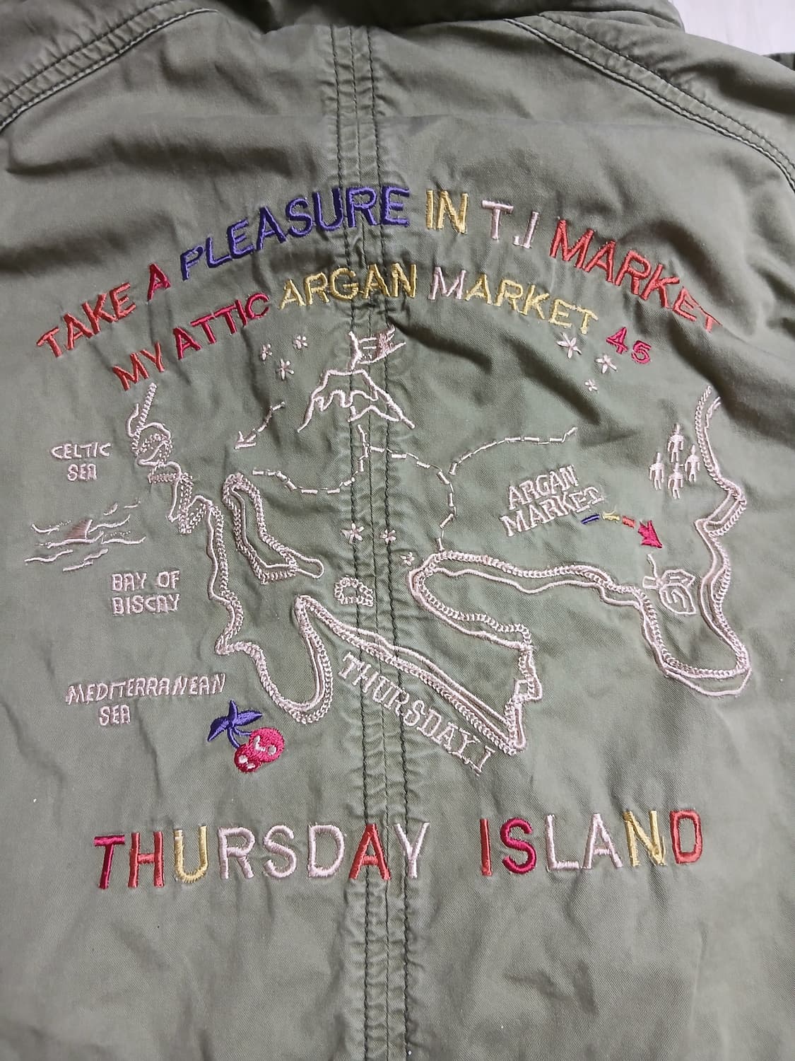 써스데이아일랜드 야상후드S 상품이미지4