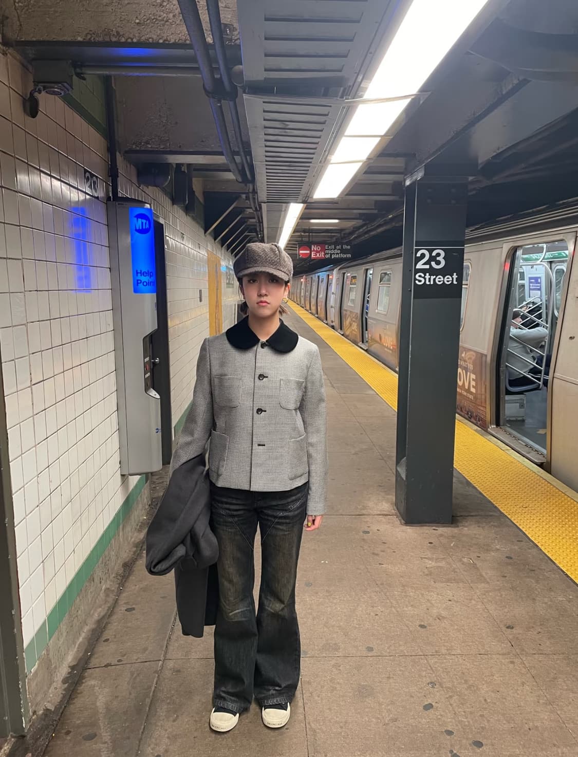 꼼데가르송 걸 울 자켓 M 상품이미지5