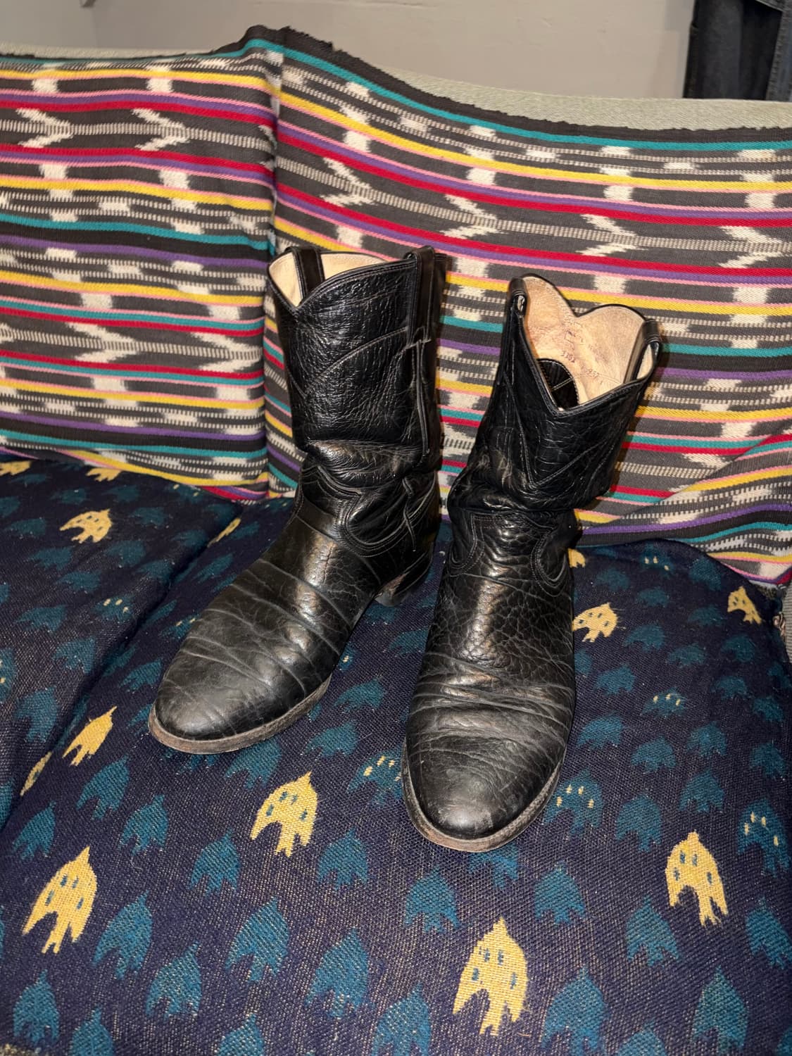 90’s Justin 3202 bullhide western boots 상품이미지4