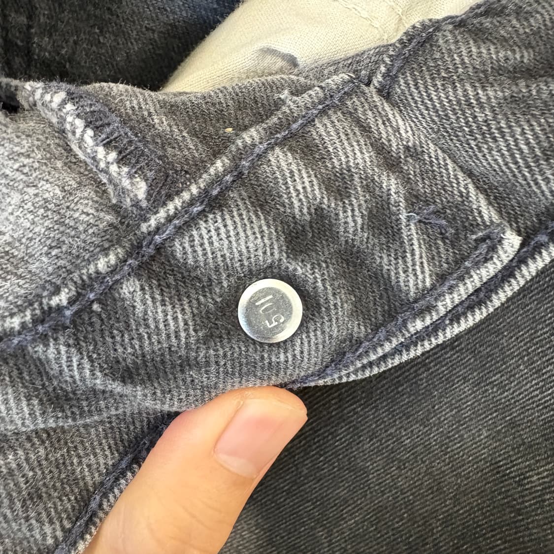 90년대 미국 생산 리바이스 550 데님 오렌지탭 블랙 팬츠 상품이미지10