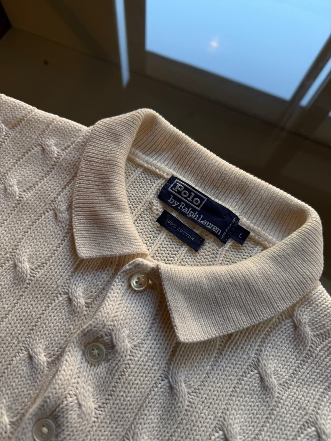 랄프로렌 90s케이블 니트 남성105 상품이미지8