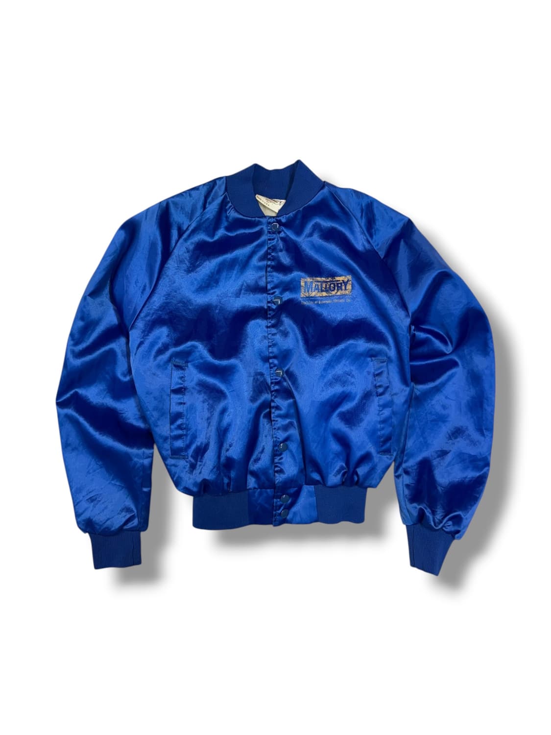 90s 오번 스포츠 새틴 봄버 자켓 made in USA (S) 상품이미지1