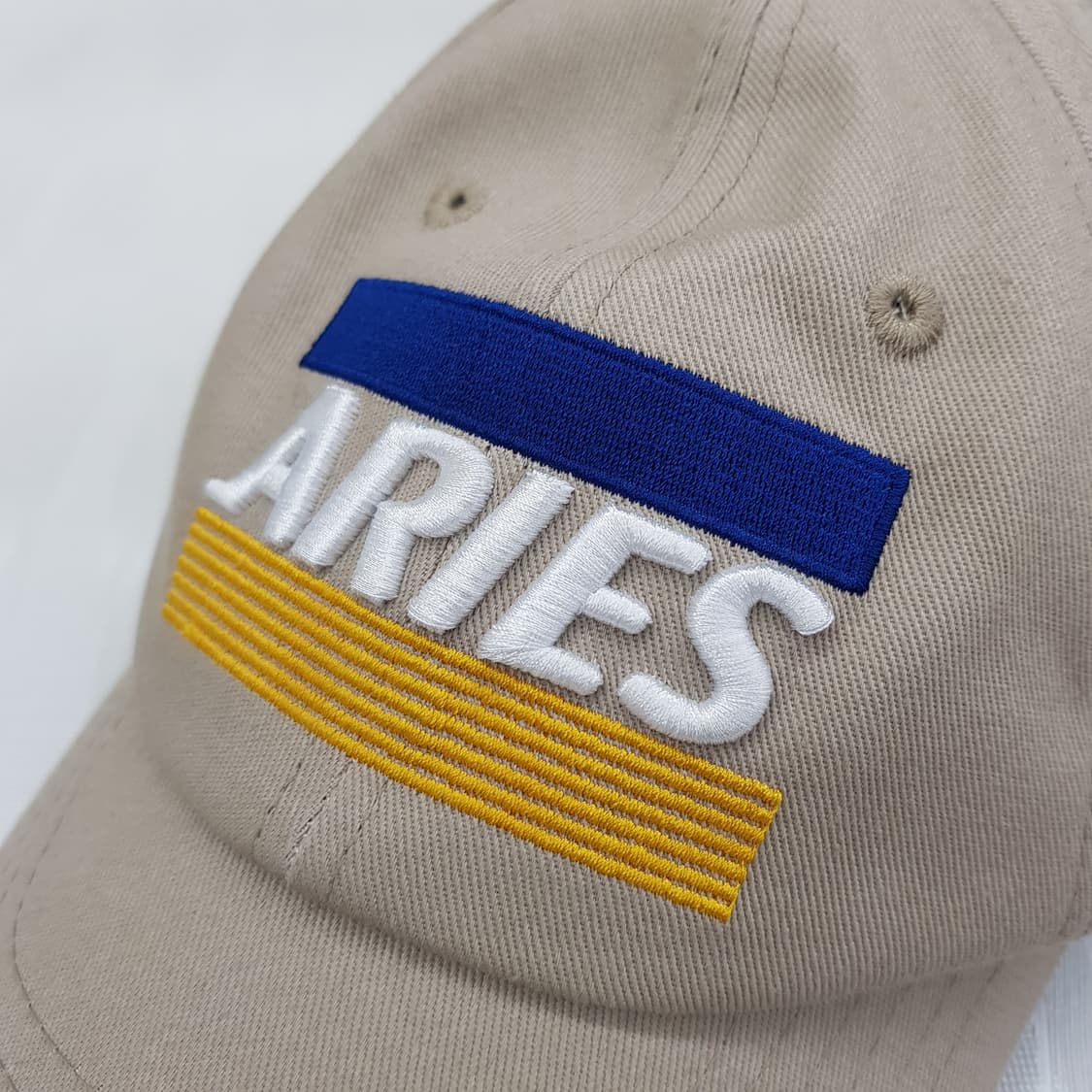ARIES 아크릴 자수 로고 카키 캡 F사이즈 상품이미지2
