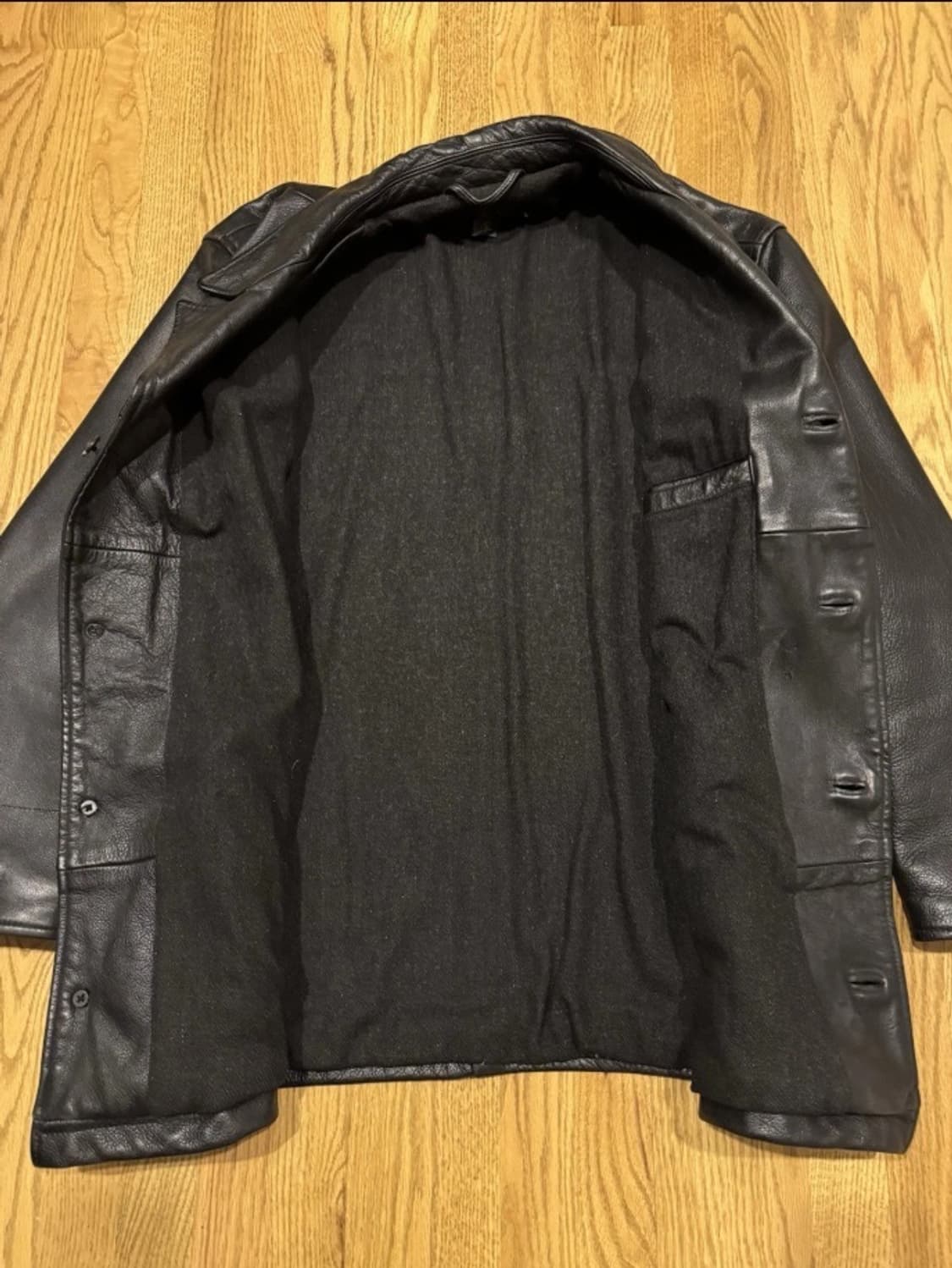 올드 제이크루 래더 카코트 j crew leather car coat 상품이미지4