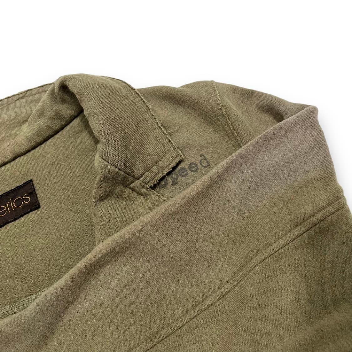 히스테릭 글래머 스펠아웃 레터링 아트 카키 블레이저 상품이미지5