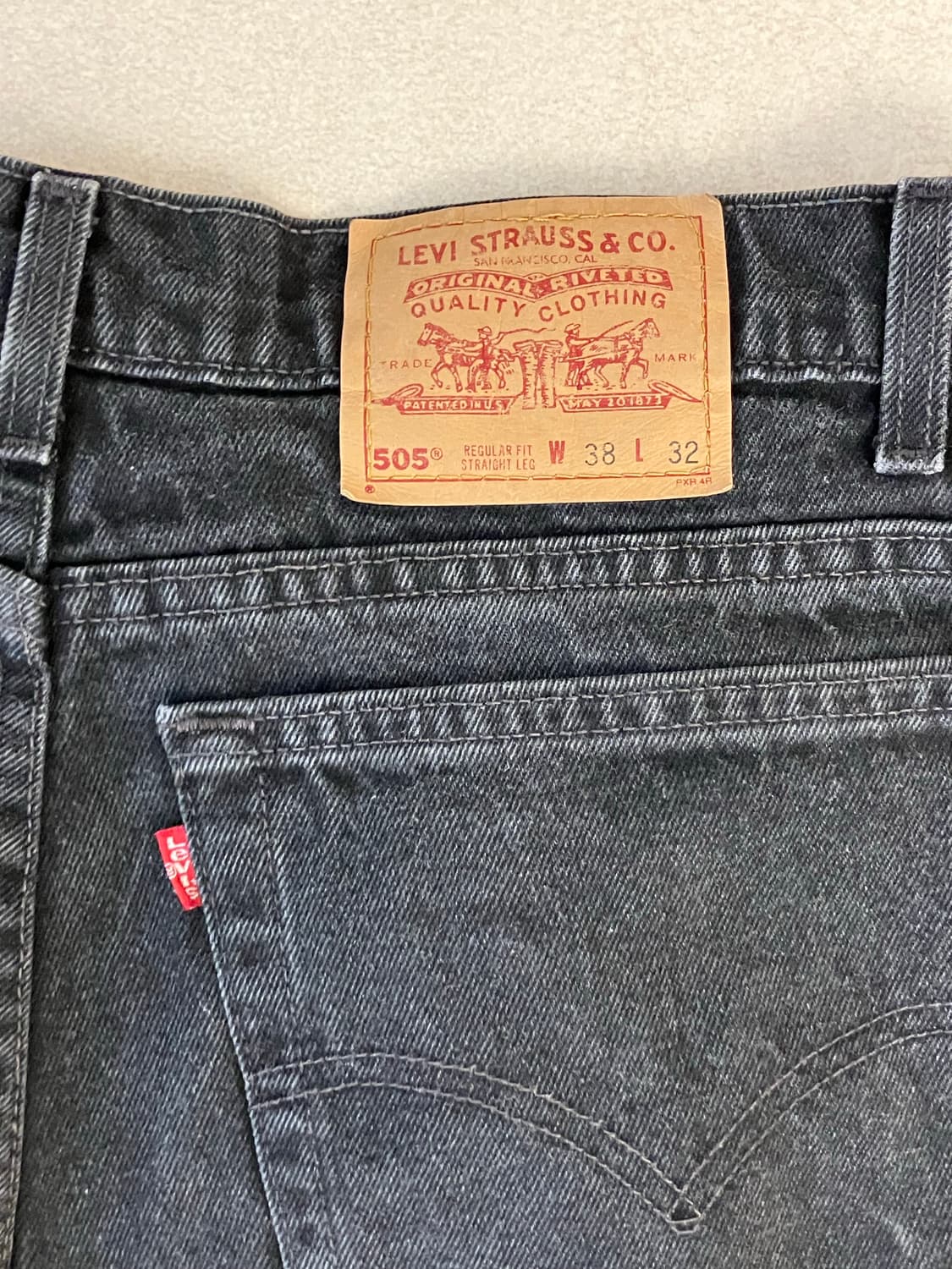 90s Levi’s black 505 (USA) 상품이미지6