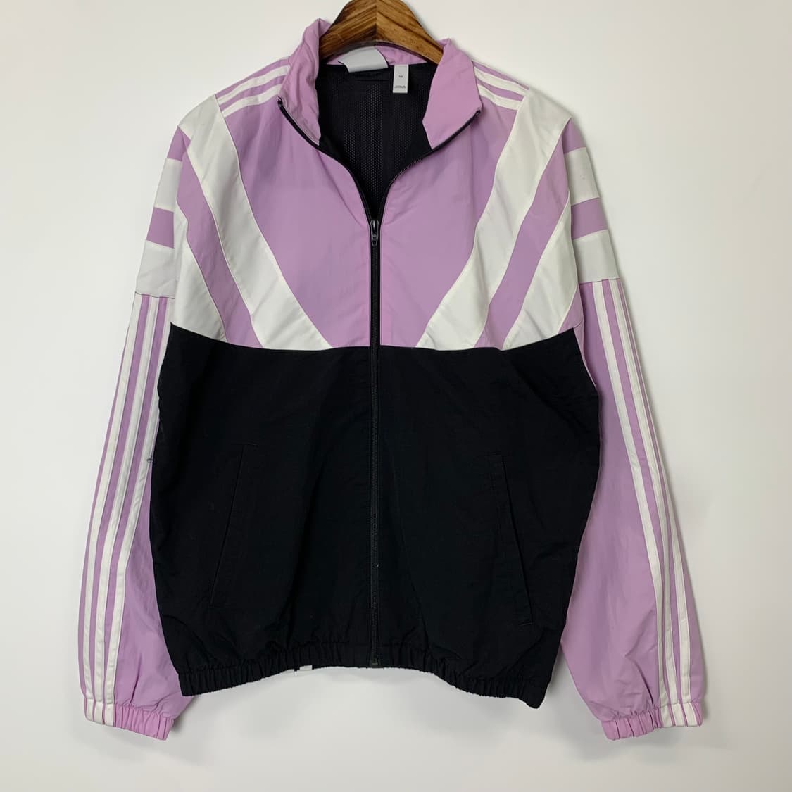 아디다스 발란타 라벤더 블랙 배색 트랙탑 바람막이 상품이미지3