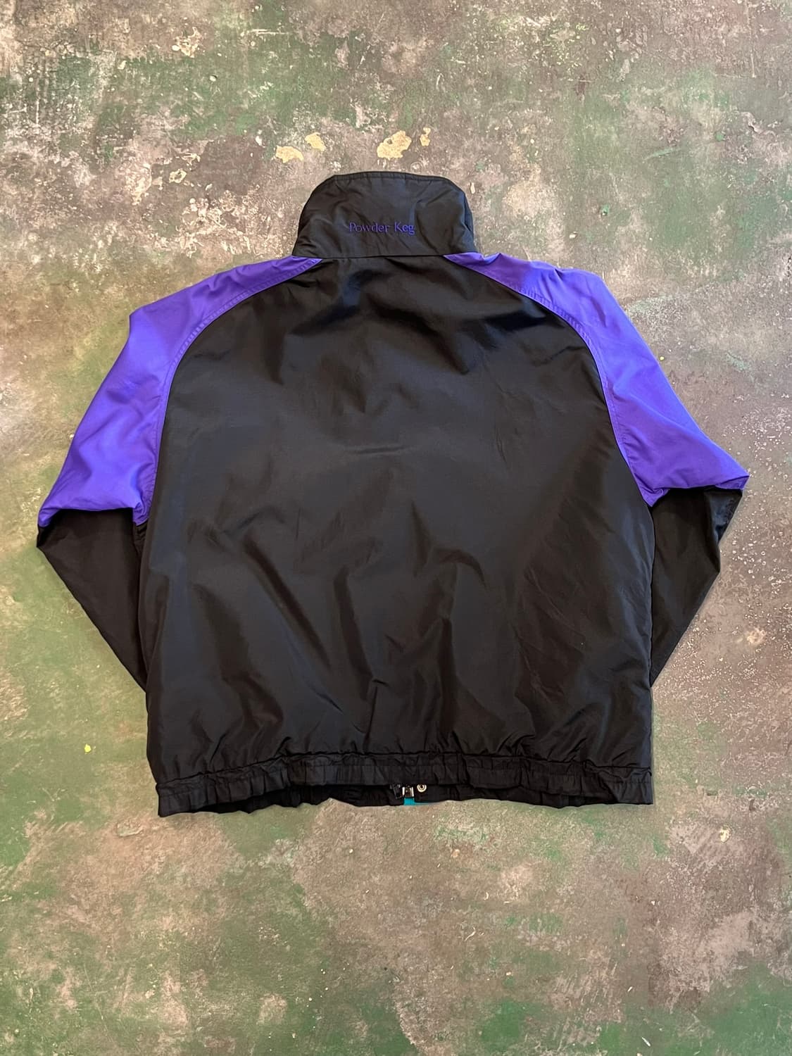 90's [XL] 올드 콜롬비아 컬러블록 바람막이 나일론 쉘 빈티지 자켓 상품이미지9