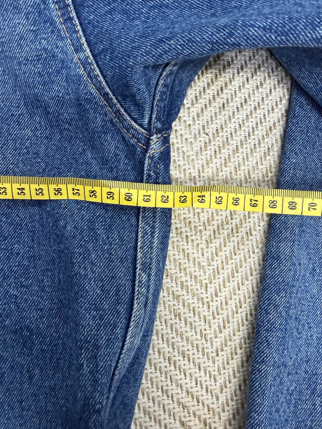 정품) 아미 남성 파리스 오버핏 데님 자켓 L 상품이미지9