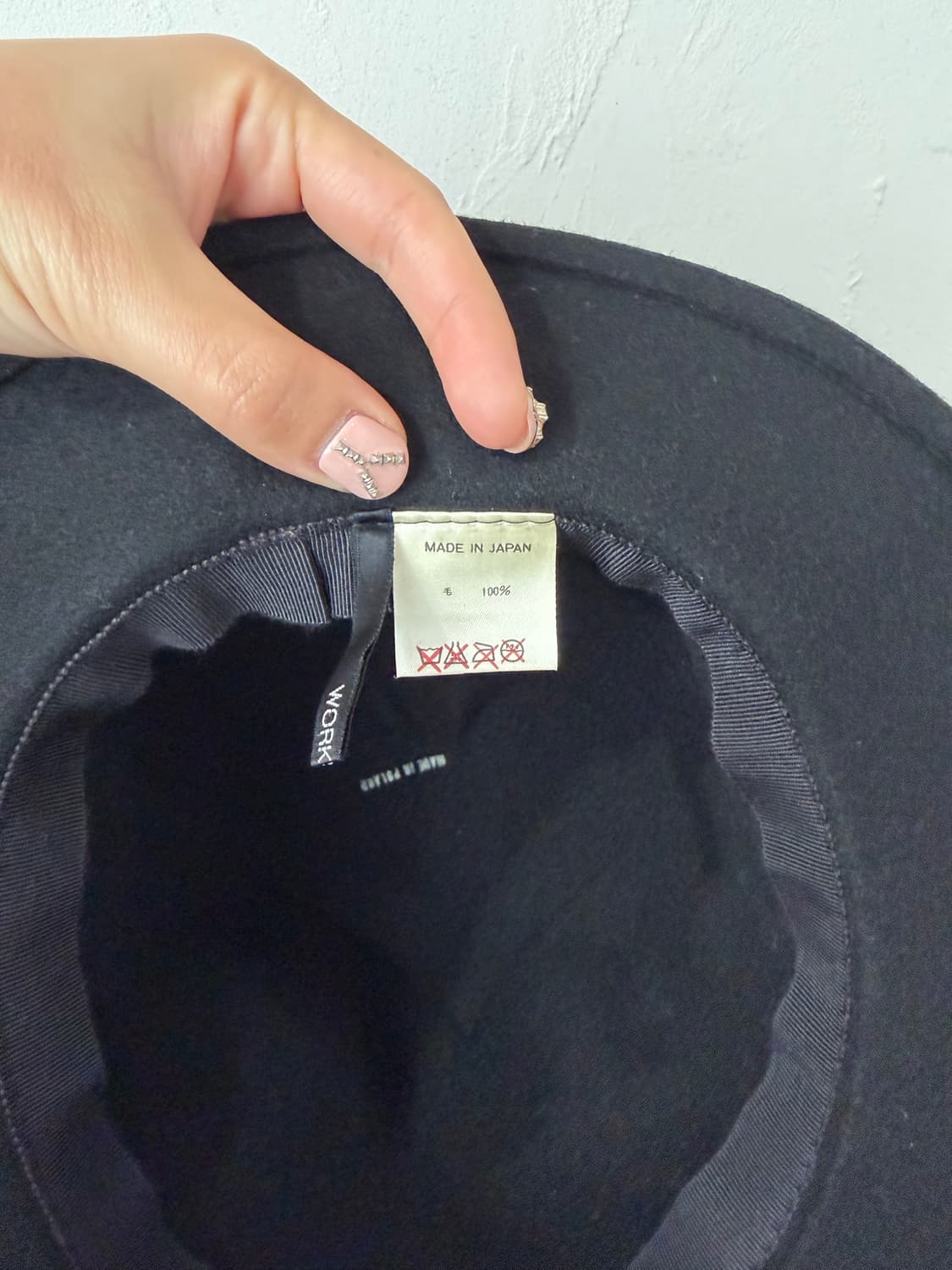 90s 요지 야마모토 워크샵 스페이드 페도라 상품이미지4