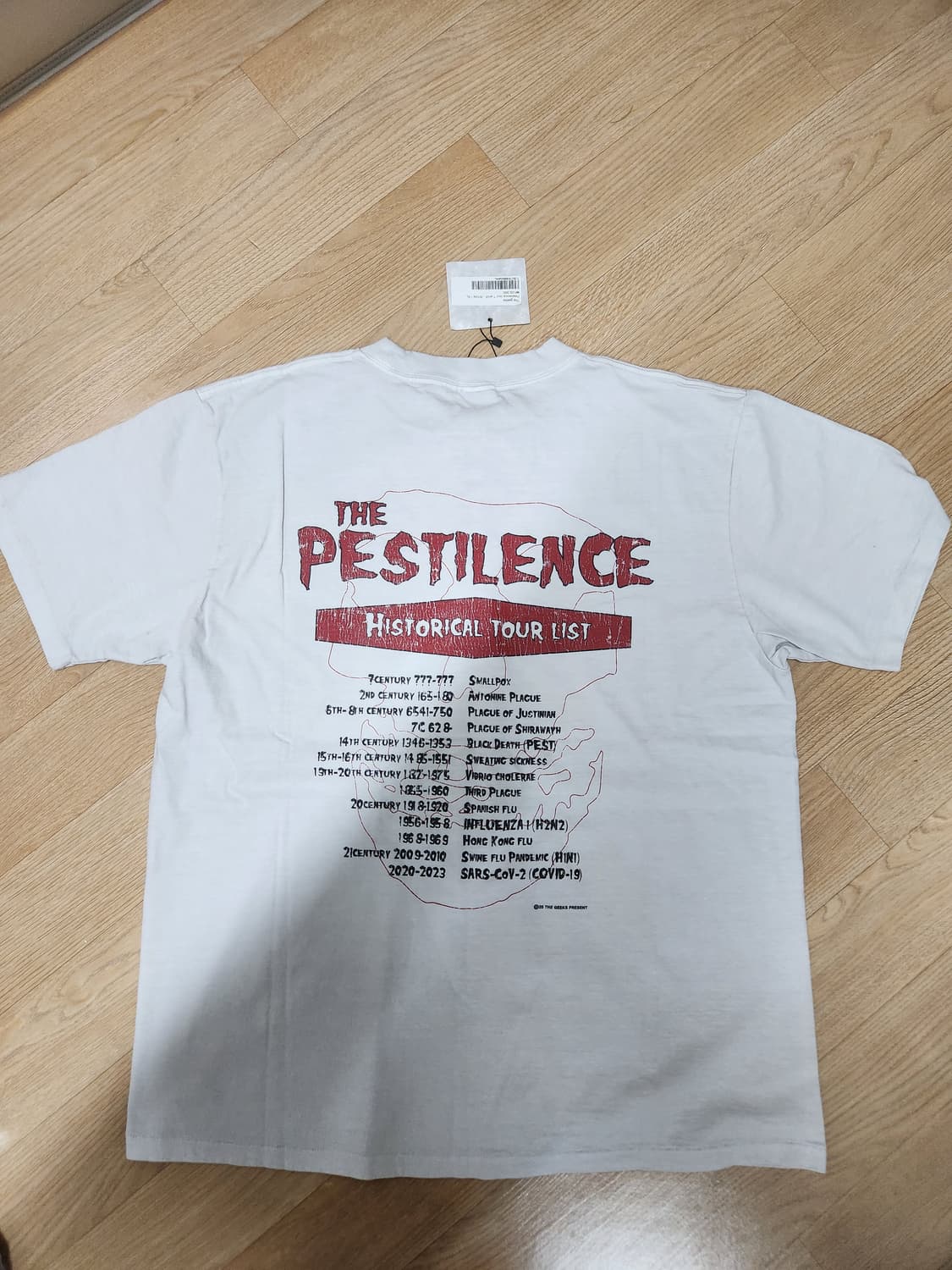 더 긱스 반팔 새상품 XL 판매 상품이미지1