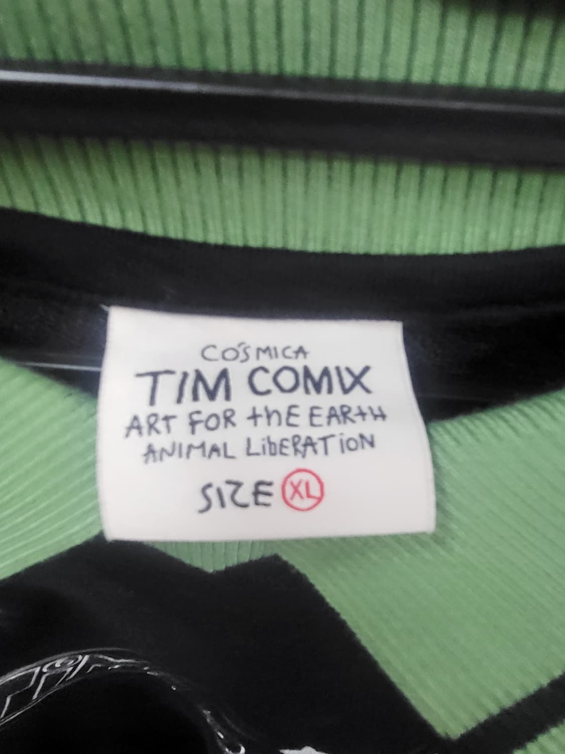 팀코믹스 블랙/그린 컬러 블록 맨투맨티xl 상품이미지2