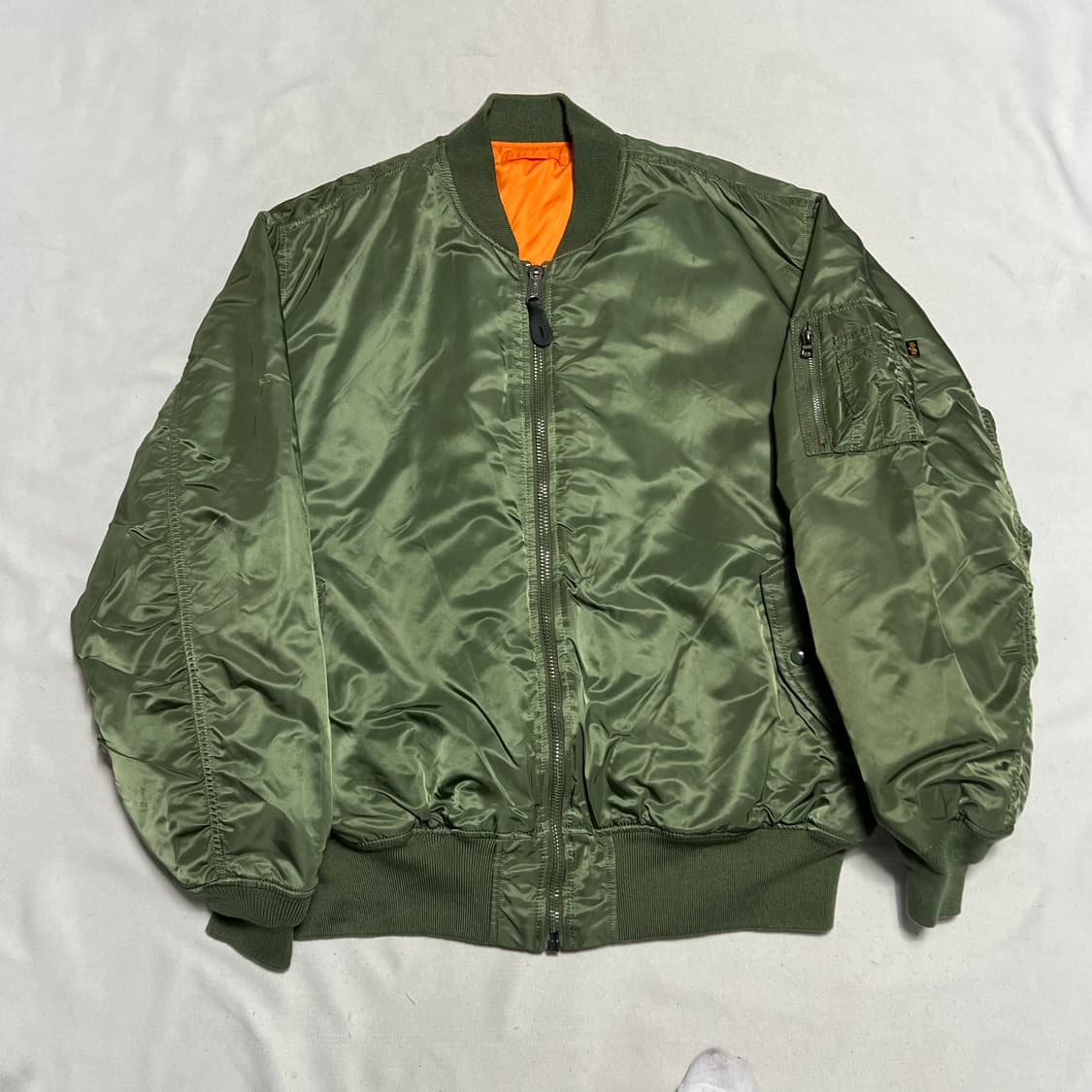 3XL 알파인더스트리 리버시블 ma-1 항공자켓 상품이미지2