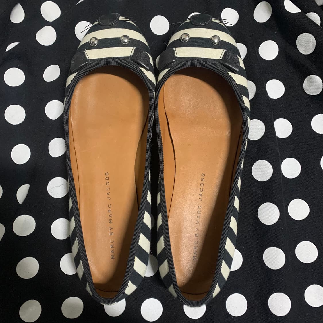 마크 바이 마크 제이콥스 스트라이프 마우스 플랫 슈즈 상품이미지3